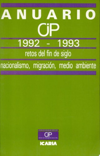 Anuario CIP 1992-1993 | portada del libro