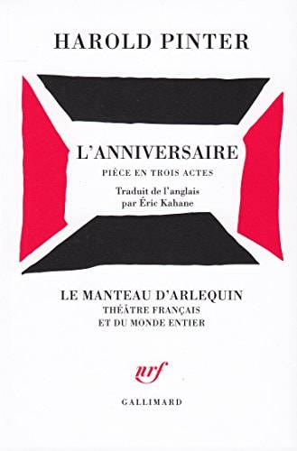 L'ANNIVERSAIRE, de Pinter | portada del libro