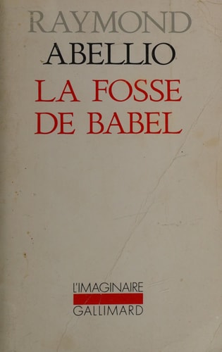 LA FOSSE DE BABEL, de Abellio | portada del libro
