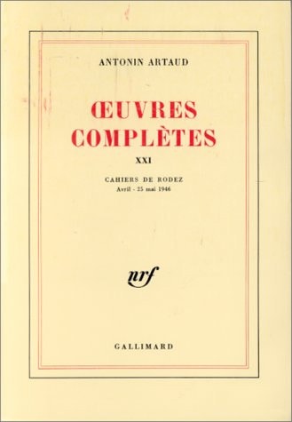 OEUVRES COMPLETES T21, de Artaud | portada del libro