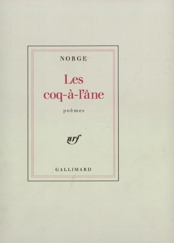 LES COQ-A-L'ANE, de Norge | portada del libro