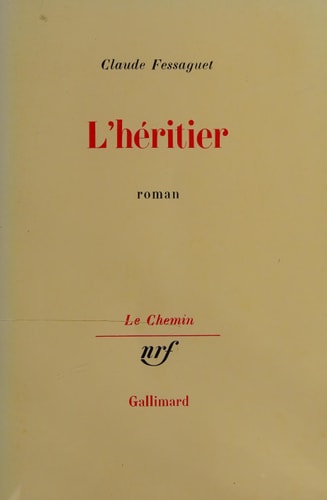 L'HERITIER, de Claude Fessaguet | portada del libro
