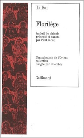 FLORILEGE, de Li Bai | portada del libro