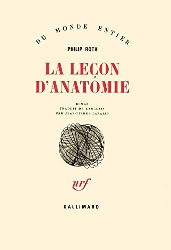 LA LECON D'ANATOMIE, de Philip Roth | portada del libro