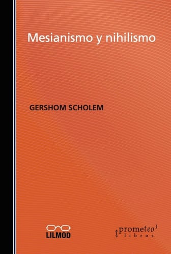 MESIANISMO Y NIHILISMO, de GERSHOM SCHOLEM | portada del libro