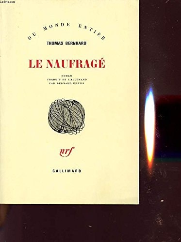 LE NAUFRAGE, de Thomas Bernhard | portada del libro
