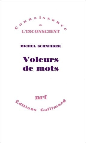 VOLEURS DE MOTS, de Schneider | portada del libro