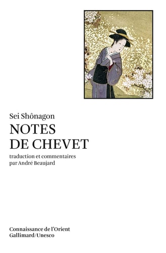 Notes de Chevet, de Sei Shônagon | portada del libro