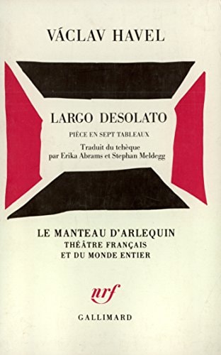 LARGO DESOLATO, de Václav Havel | portada del libro