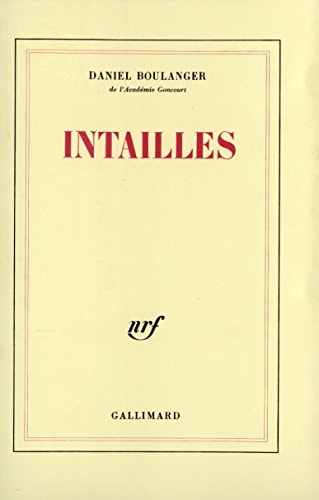 INTAILLES, de Daniel Boulanger | portada del libro