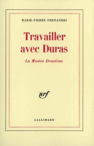 TRAVAILLER AVEC DURAS, de Marie-Pierre Fernandes | portada del libro