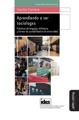 Aprendiendo a ser sociólogxs, de Carrera | portada del libro