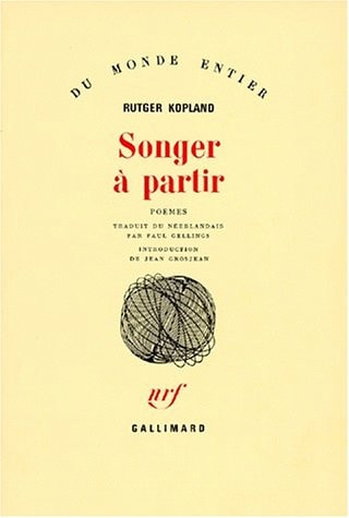 SONGER A PARTIR, de Rutger Kopland | portada del libro