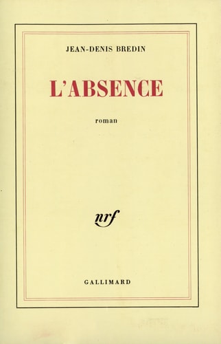 L'ABSENCE, de Jean-Denis Bredin | portada del libro