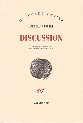 DISCUSSION, de Jorge Luis Borges | portada del libro