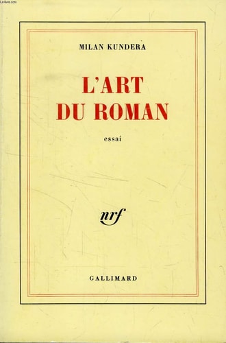L'ART DU ROMAN, de Kundera | portada del libro