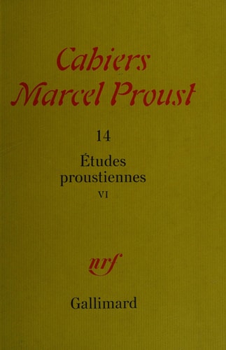 ETUDES PROUSTIENNES T6, de Collectifs | portada del libro