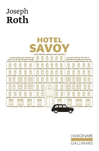 HOTEL SAVOY, de Joseph Roth | portada del libro