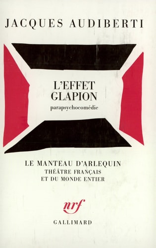 L'EFFET GLAPION, de Jacques Audiberti | portada del libro