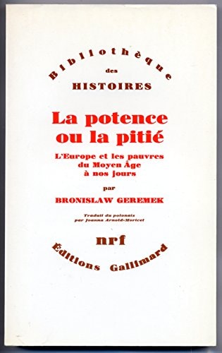 LA POTENCE OU LA PITIE, de Bronisław Geremek | portada del libro