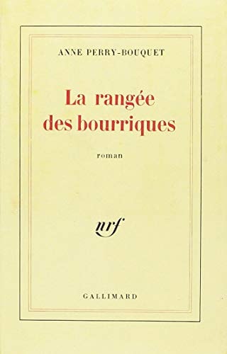 LA RANGEE DES BOURRIQUES, de Perry-Bouquet | portada del libro