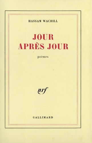 JOUR APRES JOUR, de Hassam Wachill | portada del libro