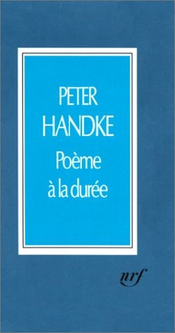 POEME A LA DUREE, de Peter Handke | portada del libro