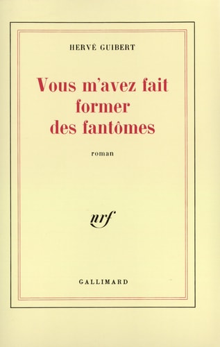 VOUS M'AVEZ FAIT FORMER DES FANTOMES, de Hervé Guibert | portada del libro