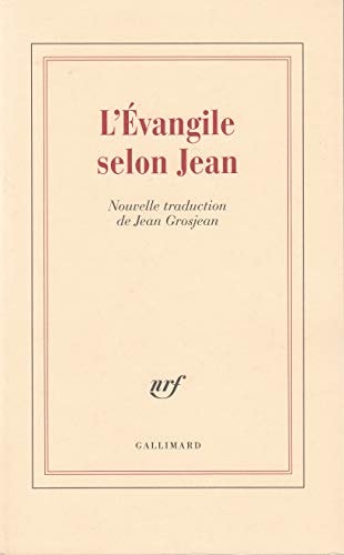 L'EVANGILE SELON JEAN, de Jean | portada del libro
