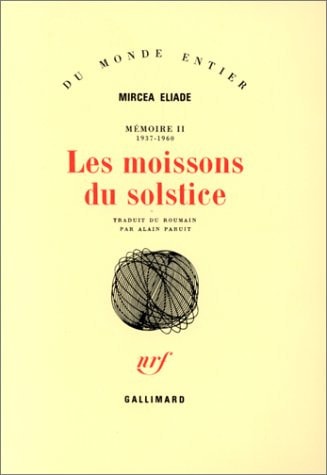 LES MOISSONS DU SOLSTICE, de Mircea Eliade | portada del libro