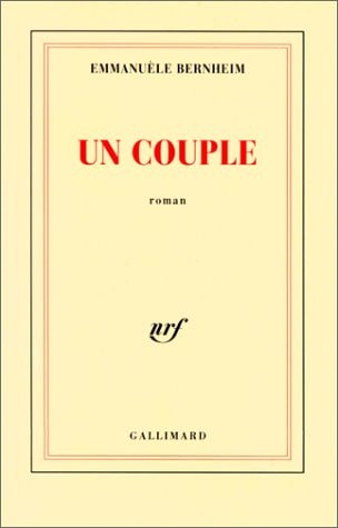 Un couple, de Emmanuèle Bernheim | portada del libro