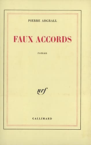 FAUX ACCORDS, de Pierre Abgrall | portada del libro