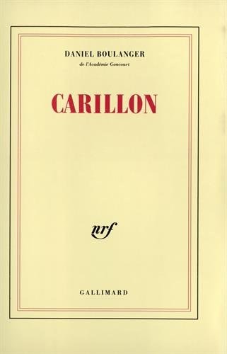 CARILLON, de Daniel Boulanger | portada del libro