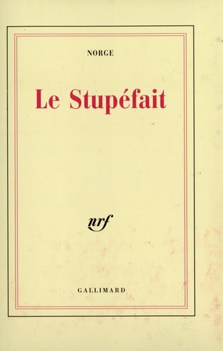 LE STUPEFAIT, de Norge | portada del libro