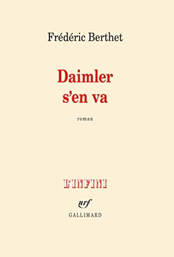 DAIMLER S'EN VA, de Frédéric Berthet | portada del libro