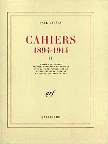 CAHIERS T2, de Paul Valéry | portada del libro