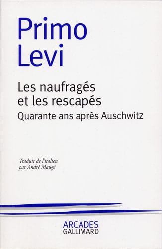 LES NAUFRAGES ET LES RESCAPES, de Primo Levi | portada del libro