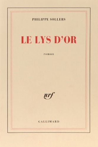 LE LYS D'OR, de Sollers | portada del libro