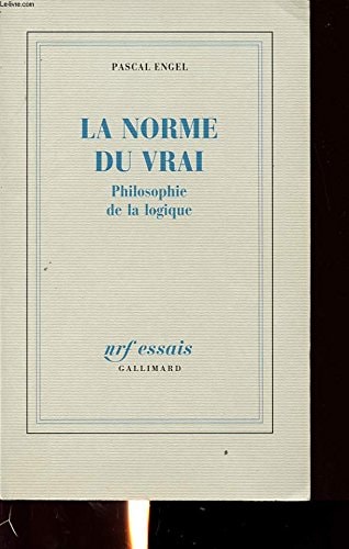 LA NORME DU VRAI, de Engel | portada del libro