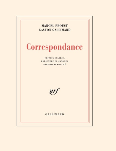 CORRESPONDANCE, de Proust | portada del libro