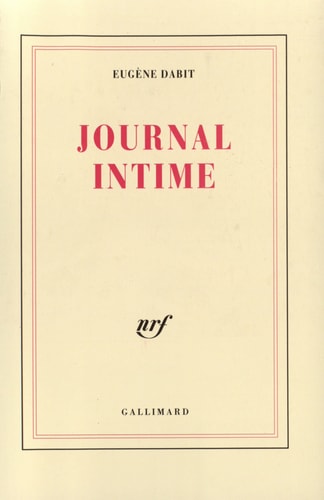 JOURNAL INTIME, de Dabit | portada del libro