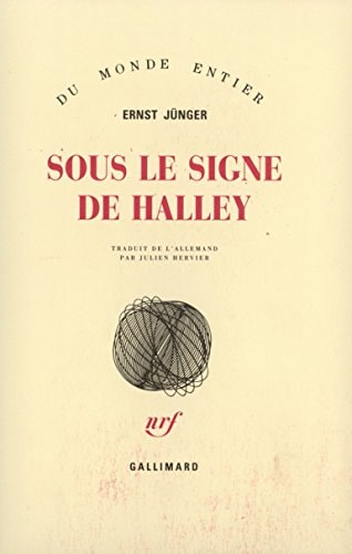 SOUS LE SIGNE DE HALLEY, de Ernst Jünger | portada del libro