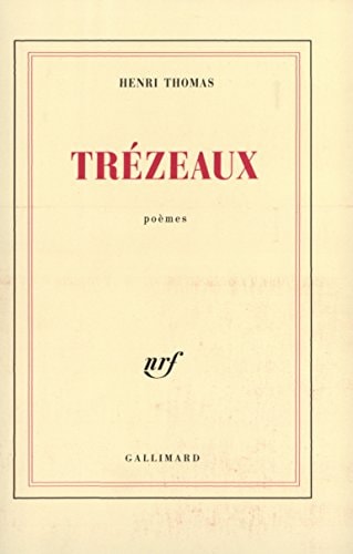 TREZEAUX, de Henri Thomas | portada del libro
