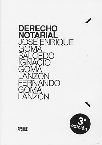 Derecho Notarial, de GOMA SALCEDO | portada del libro