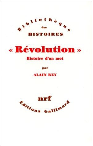 Revolution, de Alain Rey | portada del libro