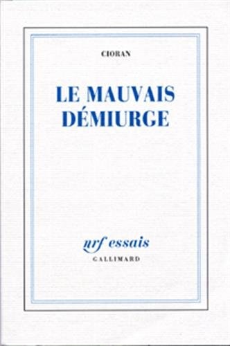 Le Mauvais Demiurge, de Cioran | portada del libro