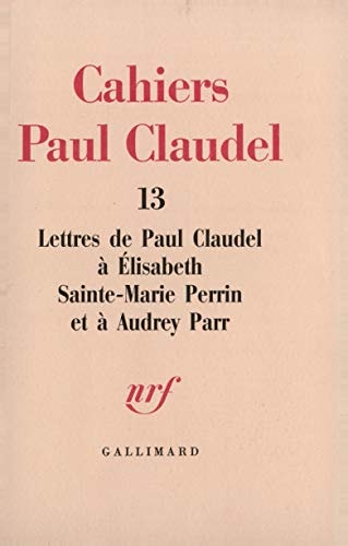 LETT CLAUDEL PERR N13, de Claudel | portada del libro