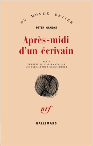 APRES-MIDI D'UN ECRIVAIN, de Peter Handke | portada del libro