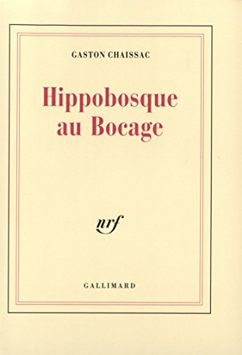 HIPPOBOSQUE AU BOCAGE, de Gaston Chaissac | portada del libro