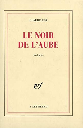 LE NOIR DE L'AUBE, de Roy | portada del libro